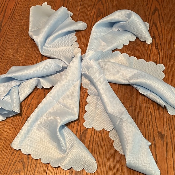 Vintage Baby Blue 6pcs  Dining Table Cover - Picture 10 of 11